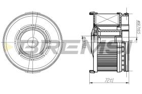 BREMSI FE0367 - FILTRO COMBUSTIBLE MERCEDES-BENZ