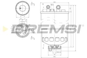 BREMSI FE0372 - FILTRO COMBUSTIBLE OPEL