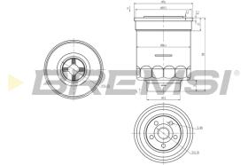 BREMSI FE0380 - FILTRO COMBUSTIBLE TOYOTA