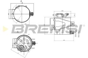 BREMSI FE0388 - FILTRO COMBUSTIBLE RENAULT, NISSAN