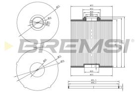 BREMSI FE0769 - FILTRO COMBUSTIBLE MERCEDES-BENZ