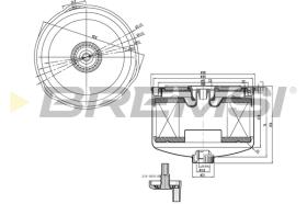 BREMSI FE0795 - FILTRO COMBUSTIBLE LAND ROVER