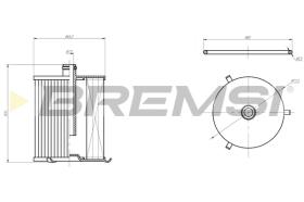 BREMSI FE0805 - FILTRO COMBUSTIBLE TOYOTA