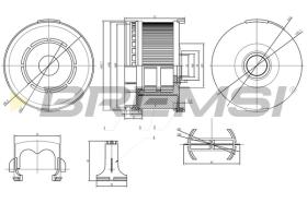 BREMSI FE0808 - FILTRO COMBUSTIBLE MERCEDES-BENZ