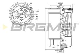 BREMSI FE0827 - FILTRO COMBUSTIBLE KIA, HYUNDAI