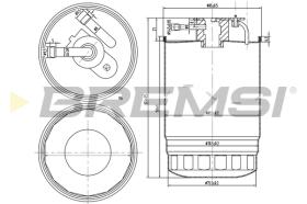 BREMSI FE0837 - FILTRO COMBUSTIBLE BMW, OPEL, LAND ROVER