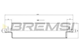 BREMSI FE1017 - FILTRO COMBUSTIBLE AUDI