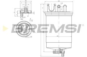 BREMSI FE1310 - FILTRO COMBUSTIBLE FORD, VW, SKODA, SEAT