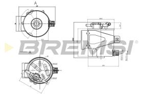 BREMSI FE1313 - FILTRO COMBUSTIBLE RENAULT, NISSAN