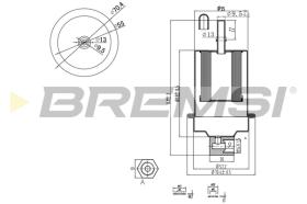 BREMSI FE1317 - FILTRO COMBUSTIBLE HYUNDAI