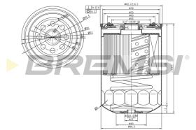 BREMSI FE1490 - FILTRO COMBUSTIBLE NISSAN