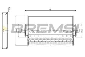 BREMSI FE1841 - FILTRO COMBUSTIBLE FIAT, RENAULT, PEUGEOT