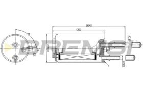 BREMSI FE2335 - FILTRO DE ACEITE FIAT, OPEL, ALFA ROMEO