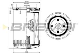 BREMSI FL0285 - FILTRO DE ACEITE SMART