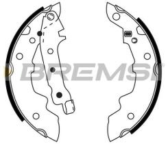 BREMSI GF0101 - JGO.ZAPATAS DE FRENO RENAULT, PEUGEOT, CITROEN