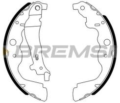 BREMSI GF0390 - JGO.ZAPATAS DE FRENO MERCEDES-BENZ, RENAULT, DACIA
