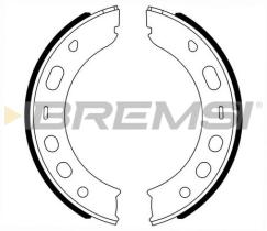BREMSI GF0399 - JGO.ZAPATAS DE FRENO PORSCHE
