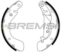 BREMSI GF0633 - JGO.ZAPATAS DE FRENO OPEL, DAEWOO, CHEVROLET