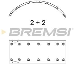 BREMSI GF0994 - JGO.ZAPATAS DE FRENO NISSAN ATLEON