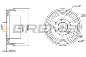 BREMSI CR5137 - TAMBOR DE FRENO OPEL