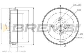 BREMSI CR5338 - TAMBOR DE FRENO TOYOTA