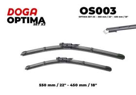 DOGA OS003 - OPTIMA SET 2X  - 550 MM / 22" - 450 MM / 18"