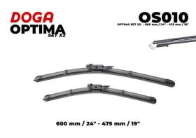 DOGA OS011 - OPTIMA SET 2X  - 600 MM / 24' - 550 MM / 22'
