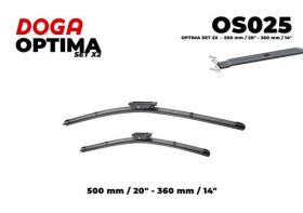 DOGA OS025 - OPTIMA SET 2X  - 500 MM / 20' - 360 MM / 14'