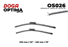 DOGA OS026 - OPTIMA SET 2X  - 500 MM / 20' - 450 MM / 18'