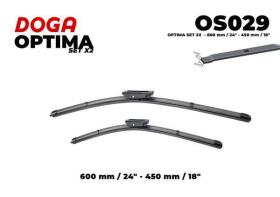 DOGA OS029 - OPTIMA SET 2X  - 600 MM / 24' - 450 MM / 18'