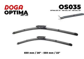 DOGA OS035 - OPTIMA SET 2X  - 650 MM / 26" - 550 MM / 22"