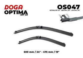 DOGA OS047 - OPTIMA SET 2X  - 600 MM / 24" - 475 MM / 19"
