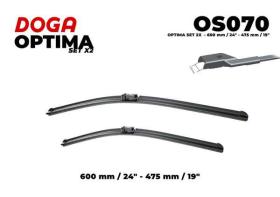 DOGA OS070 - OPTIMA SET 2X  - 600 MM / 24" - 500 MM / 20"