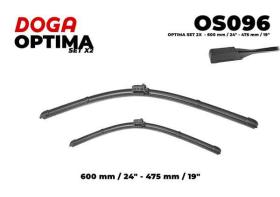 DOGA OS096 - OPTIMA SET 2X  - 650 MM / 26" - 475 MM / 19"