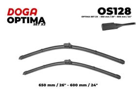 DOGA OS128 - OPTIMA SET 2X  - 650 MM / 26" - 600 MM / 24"