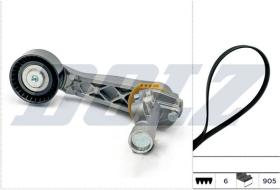 DOLZ SKD208A - KIT CORREA AUXILIAR CITROËN C3,C4,C5,DS3,DS4 BERLINGO PEUGEO