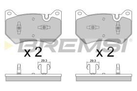 BREMSI BP3869 - JGO.PASTILLAS DE FRENO AUDI Q5