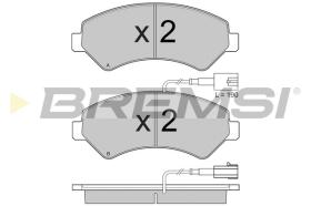 BREMSI BP3871 - JGO.PASTILLAS DE FRENO FIAT DUCATO