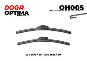 DOGA PARTS OH005 - OPTIMA RETROFIT H-FIT SET 2X 530 MM / 21" - 500 MM / 20"