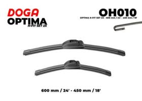 DOGA OH010 - OPTIMA RETROFIT H-FIT SET 2X 600 MM / 24" - 450 MM / 18"