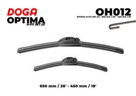 DOGA PARTS OH012 - OPTIMA RETROFIT H-FIT SET 2X 650 MM / 26" - 450 MM / 18"