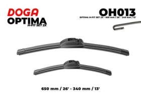 DOGA PARTS OH013 - OPTIMA RETROFIT H-FIT SET 2X 650 MM / 26" - 340 MM / 13"
