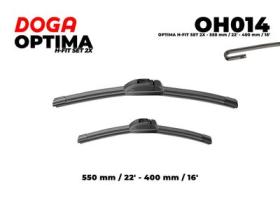 DOGA OH014 - OPTIMA RETROFIT H-FIT SET 2X 550 MM / 22" - 400 MM / 16"