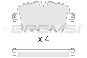 BREMSI BP3878 - JGO.PASTILLAS DE FRENO VW, AUDI