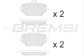 BREMSI BP3879 - JGO.PASTILLAS DE FRENO FORD