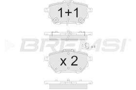 BREMSI BP3883 - JGO.PASTILLAS DE FRENO TOYOTA