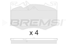 BREMSI BP3887 - JGO.PASTILLAS DE FRENO MERCEDES-BENZ