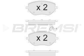 BREMSI BP3889 - JGO.PASTILLAS DE FRENO RENAULT, NISSAN, DACIA