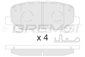 BREMSI BP3890 - JGO.PASTILLAS DE FRENO HONDA