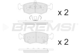 BREMSI BP3891 - JGO.PASTILLAS DE FRENO LANCIA